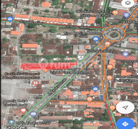 Tanah Eksklusif Super Langka di Jalan Raya Teuku Umar