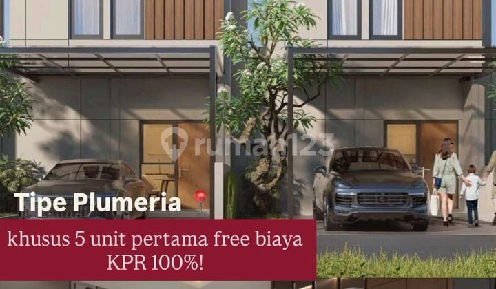 Rumah Type Plumeria Woodville Residence 2 Lantai 750 Juta