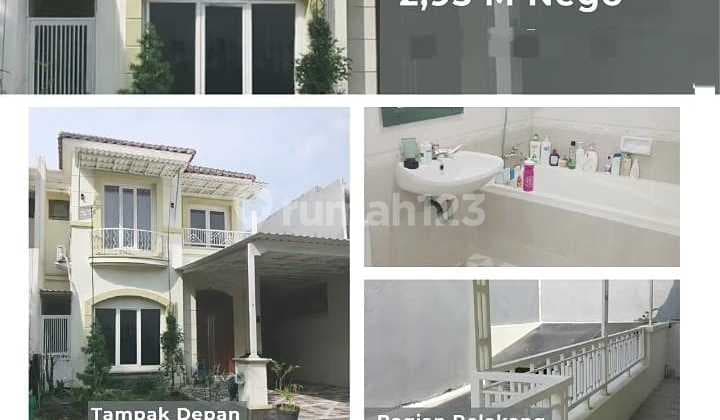 Surabaya Barat, Wiyung, Wisata Bukit Mas, Bu Bcl Dijual Cepat Wisata Bukit Mas 2 Lantai, Row 3 Mobil