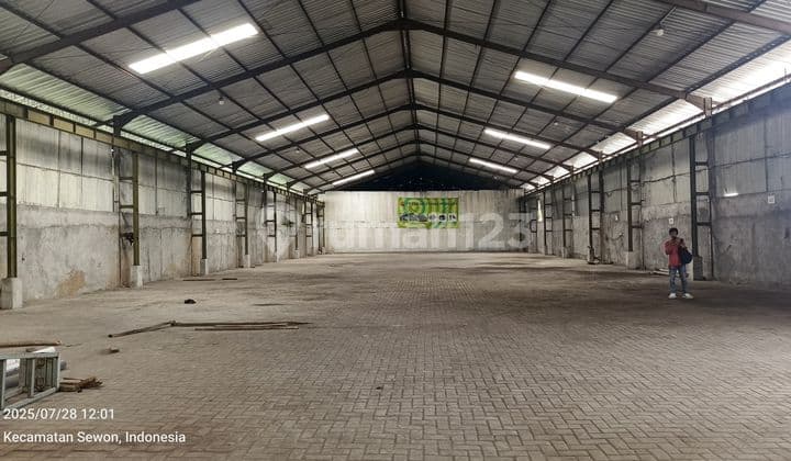 Disewakan Gudang - Akses Kontainer Lancar - Sewon, Bantul