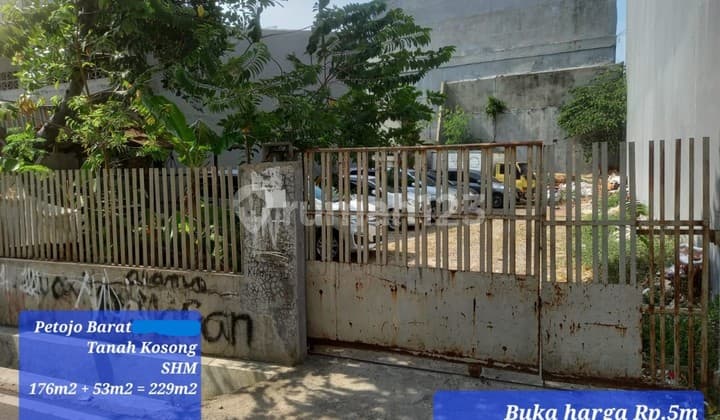 DIjual Tanah di Cideng, Jakarta Pusat.
