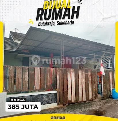 Rumah Nyaman Sistem Cluster di Bulakrejo Sukoharjo, Harga Sangat Terjangkau