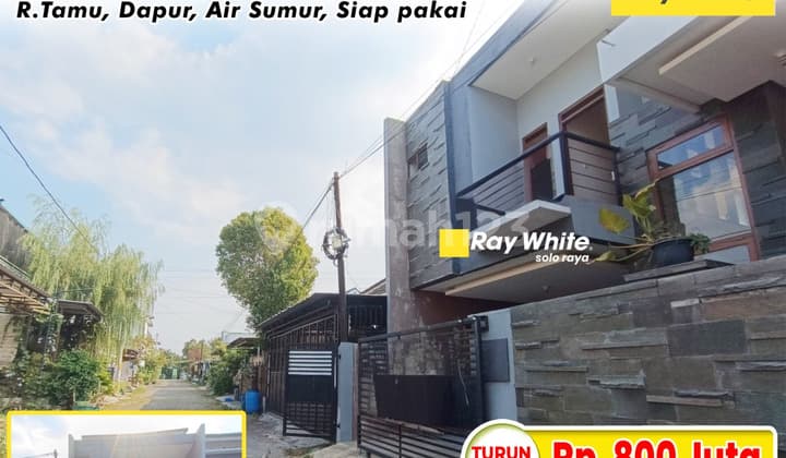 Dijual Rumah Modern 2 Lantai Siap Pakai di Puri Permata Kartasura
