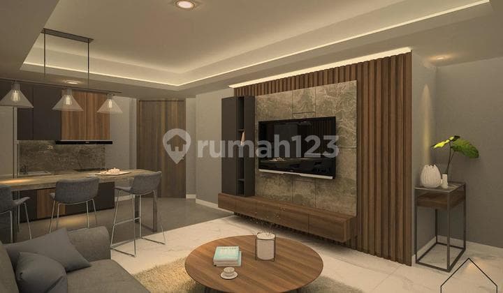 Full Furnished, Apartemen 2 BR Siap Huni The Mansion Jasmine