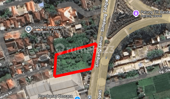 Commercial Land 21 Are For Rent - By Pass Denpasar (419V)