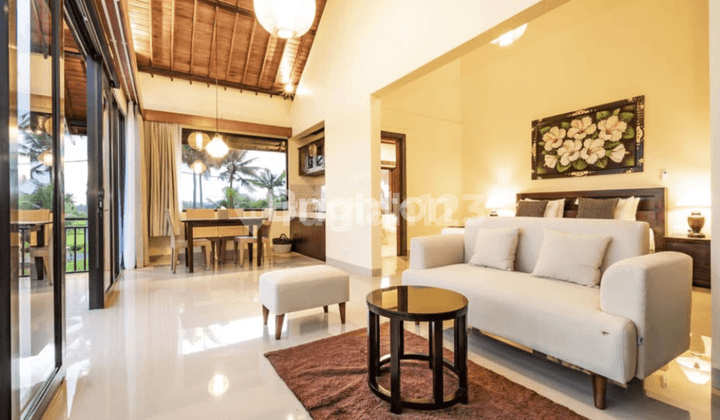 Villa Rice Field Front And Sunset View Balkon Ubud