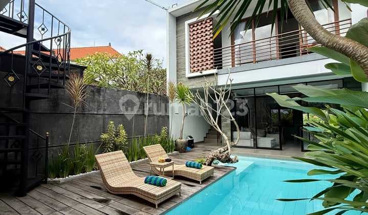 2 Bedroom Villa in Kerobokan | Rooftop Sunset & Rice Field View (406V)
