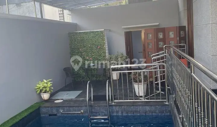 Beautiful Furnished House with Swimming Pool for Rent in Pondok Indah