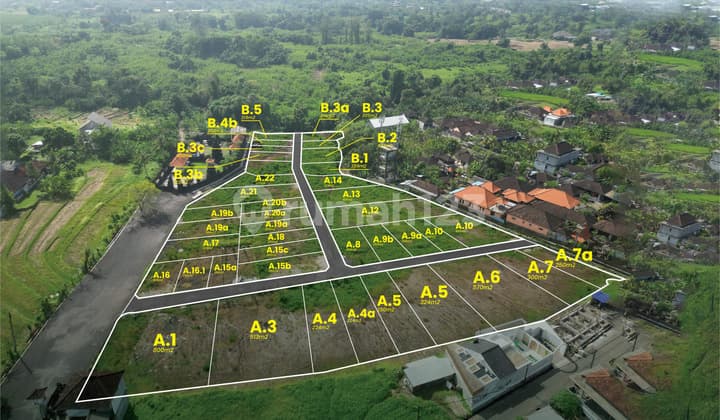 Tanah Siap Huni Dekat Pantai Tanahlot Zona Pink