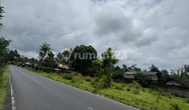 Tanah Pinggir Jalan Raya Utama Menuju Pura Besakih