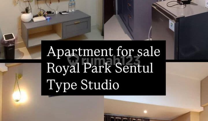 Dijual Apartemen.type Studio Luas 28 Furnishes Lokasi.strategis. View.kolam.renang