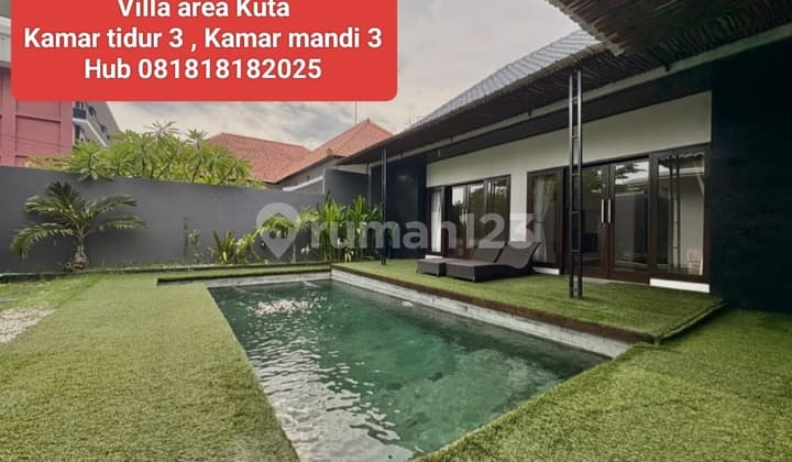 Disewakan Villa Area Kuta Sangat Strategis