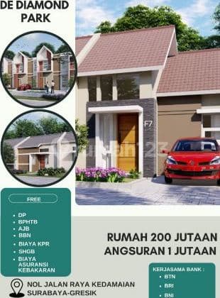 Promo De Diamond Park Kedamean Homes, Pay 1 Million Immediately Process KPR.