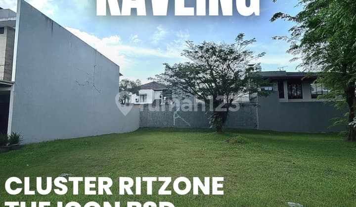 Dijual Kavling Bagus, Banyak Tanah Lebih di Cluster Ritzone, The Icon BSD