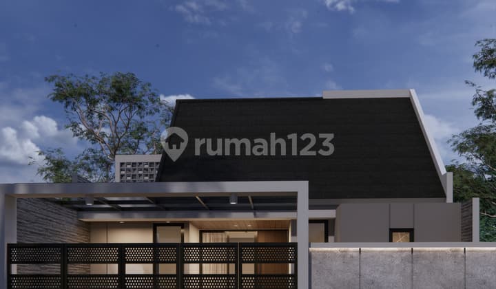Murah Pool, Jarang Ada Rumah Renov Modern Minimalis Lebar 10 di Baruk Utara Rungkut Surabaya Timur Dekat Merr Upn Tol Tambak Sumur