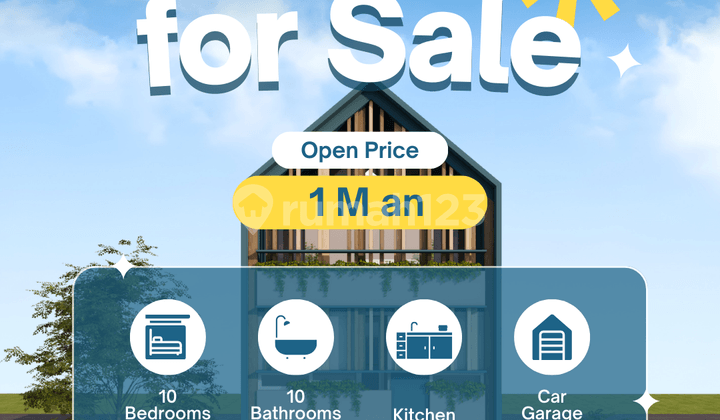Rumah Kos 2 Lantai Full Furnish dan Bebas Banjir