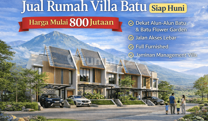Villa Batu Lokasi Strategis Full Furnish