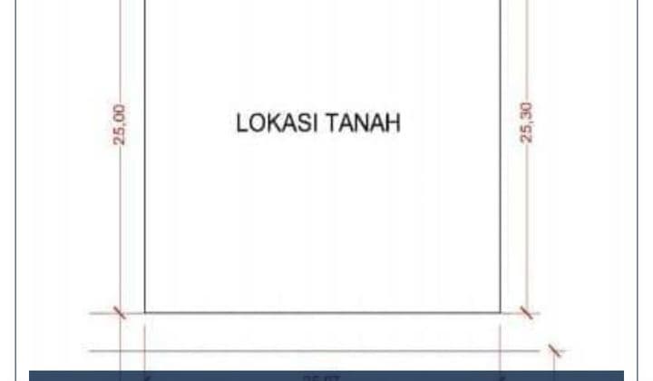 Tanah LT 651,8m2 Lokasi Sangat Strategis Slipi Jakarta Barat