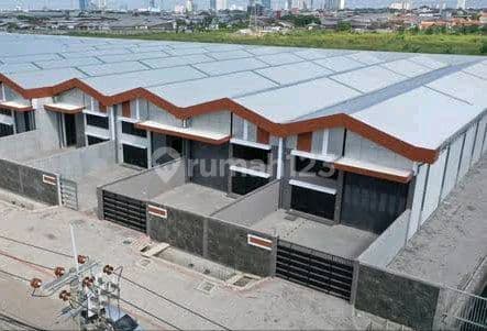 Turun Harga!!Gudang 592M2 Margomulyo Permai, Kantor 2 Lantai, SHM