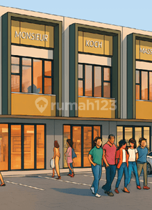 Ruko Premium 2 Lantai Dikawasan Komersial Paramount Petals