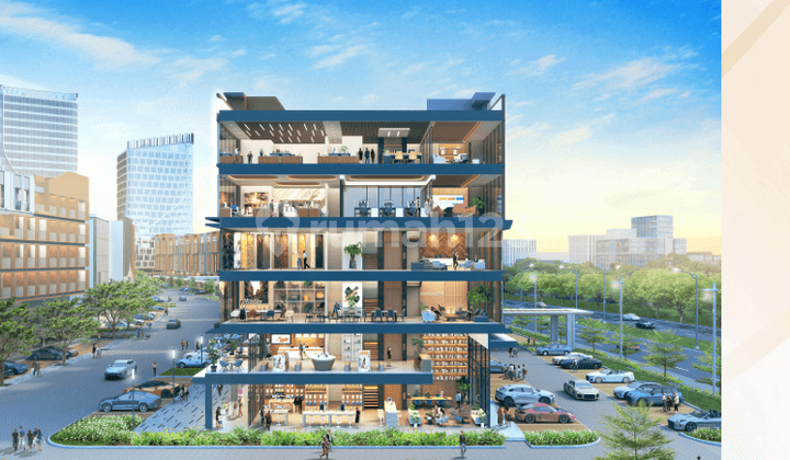 Kesempatan Perdana!Ruko City Gate Dijalan Utama Boulevard Gs&Bsd!