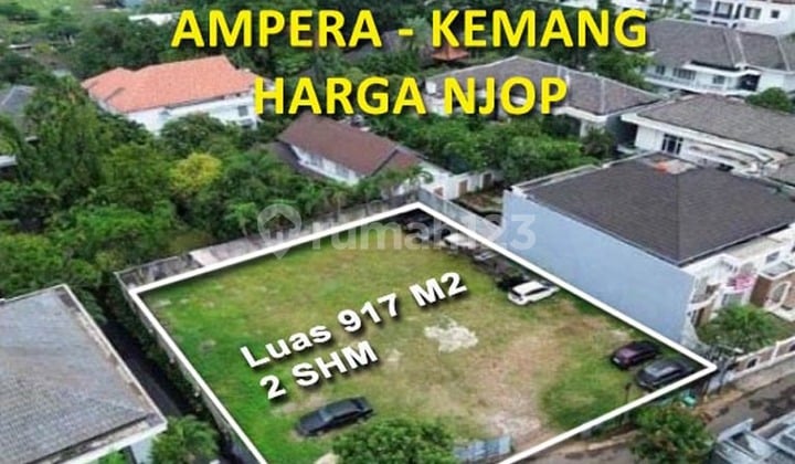 Kavling Paradise Ampera Kemang Luas 917 m2 Harga NJOP