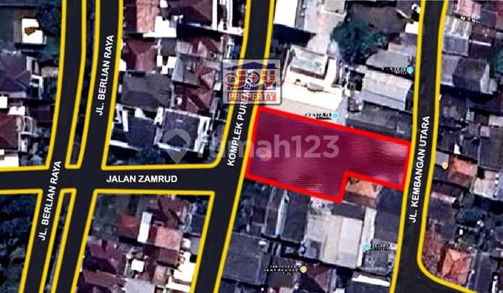 Tanah Komersil dan Residen Hadap Timur Kembangan Utara Jakarta Barat