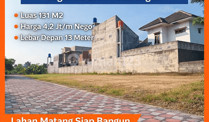 Tanah Murah Jogja 5 Menit Pasar Stan Maguwoharjo Siap Bangun Shmp