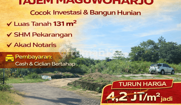 Tanah Jogja Area Tajem 5 Menit Stadion Maguwoharjo