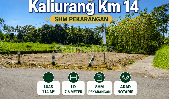 Dijual Tanah Murah Jogja Kaliurang KM 14 Dekat Kampus Uii Shmp