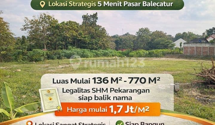 Yogyakarta Land SHM Plot Ready to Build in Gamping Area