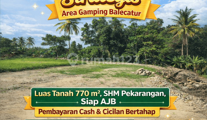 Dijual Tanah Sleman Gamping Siap AJB Dekat Rs Mitra Sehat Shmp