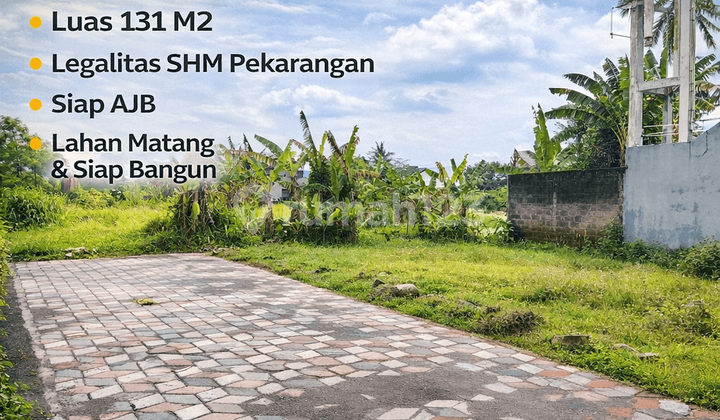 Tanah Jogja Maguwoharjo 500 Meter Jl. Tajem SHM Ready