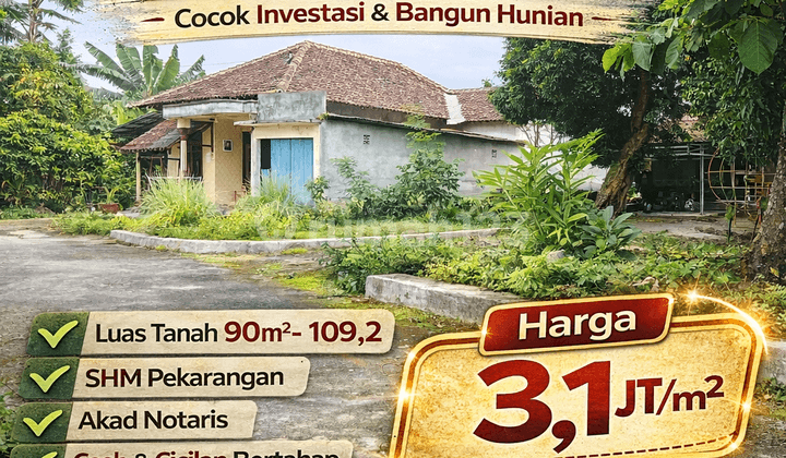 Tanah Jogja Timur Jl Palagan Km11 Utara Pasar Rejodani