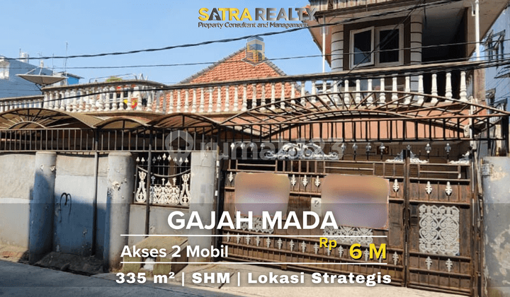 Rumah Area Gajah Mada Cocok Untuk Buka Kost Lokasi Strategis