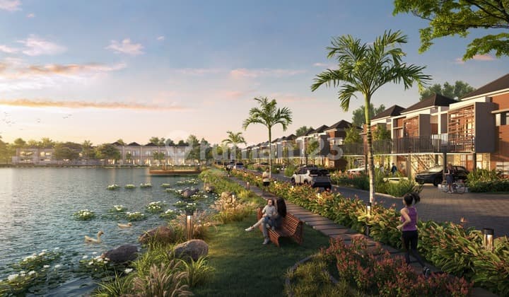 Rumah Modern 2 Lantai dengan View Danau di Purwakarta