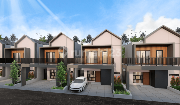 Rumah Modern Minimalis di Lokasi Strategis 5 Menit ke Tol Cikampek - Cashback Angsuran s/d 8 Bulan