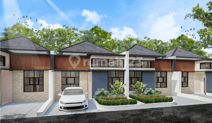 Dapat Cashback Angsuran, Rumah Baru Desain Modern di Lokasi Strategis 5 Menit ke Tol Cikampek, SHM di Perumahan