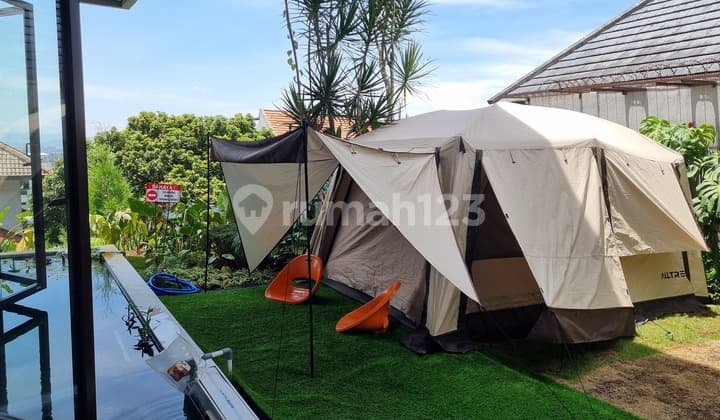 Villa Modern View Mewah 360 Derajat dengan Glamping di Dago