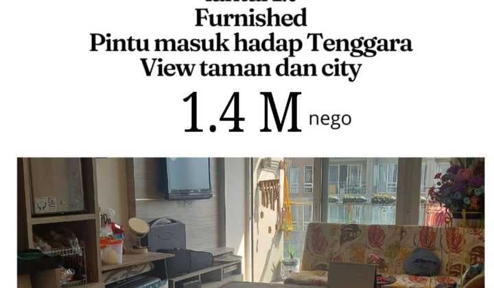 DIJUAL APARTEMEN LANDMARK LT.12, JL BIMA, CICENDO, BANDUNG >>FF