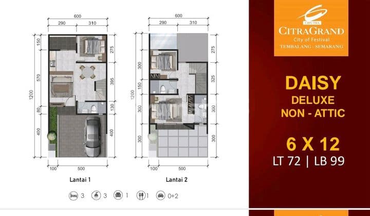 Rumah Cluster Ch Hunian Exsclusive Diperum Daerah Tembalang Bagus