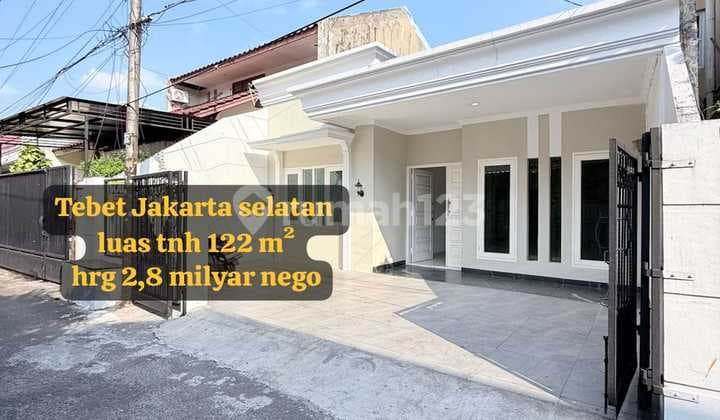 Rumah Bangunan Baru Siap Huni Tebet Jakarta Selatan