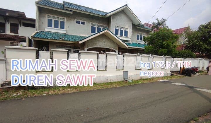 Residential & Office Rental House in Duren Sawit Complex, East Jakarta