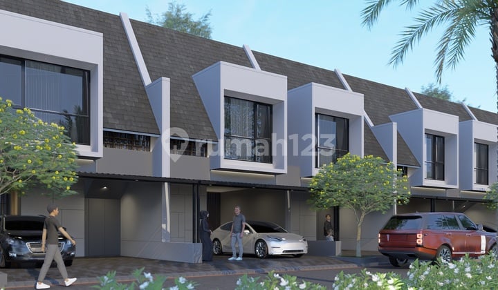 Modern House Without Down Payment in Yogyakarta. Traffic-Free Area