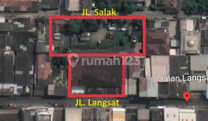 TANAH, Jl. LANGSAT Koja Jakarta Utara- LT.1804 - SHGB - Strategis