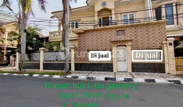 Perumahan Citra 5 Rumah Hoek Murah Dua1/4 Lantai Kalideres