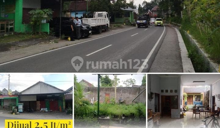 Tanah bonus rumah dan gudang di area Jl Raya Purwomartani