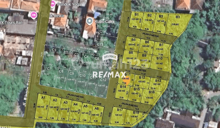 Dijual Cepat Tanah Kavling - Jl. Bingin Sari Ii, Jimbaran, Kuta Selatan,