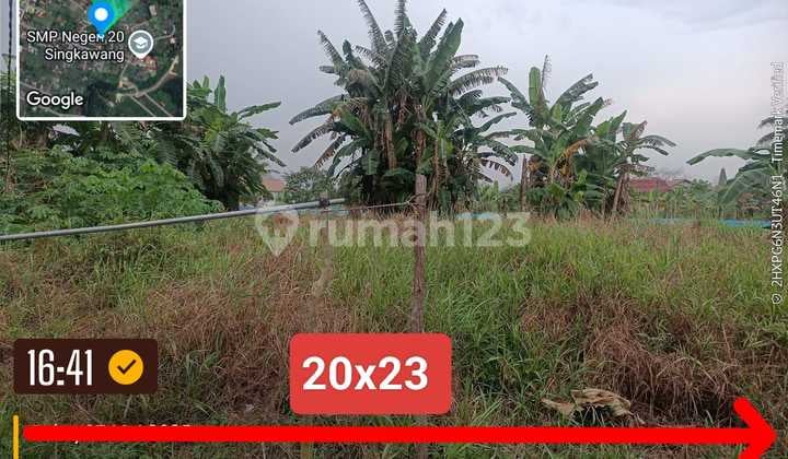 Tanah Kavling Jl.veteran Gg.tak Sangka 20X23 Kotasingkawang Roban