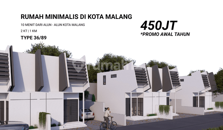 Rumah Minimalis 450 Jutaan di Kota Malang